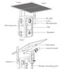 2025 Солнечная охотничья камера 14МП 4G SIM-карта IP66 Водонепроницаемая Двусторонняя связь 20М Обнаружение движения PIR Камера дикой природы ИК Ночное видение