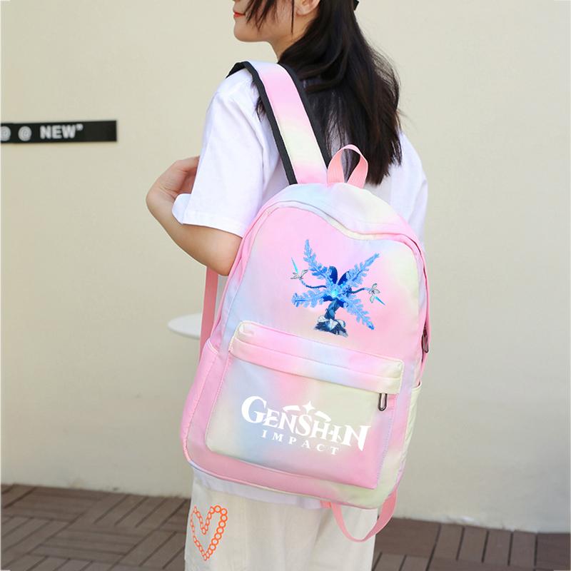 3Pcs/set Anime Girl Backpack Set School Students Kawaii Back To School Backpack Boy Children Lunch Bags Pencil Box