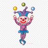 Cartoon Circus Circus Stock Photography Iron On Heat Transfer Printing Vinyl Patches Sticker for Clothes DIY Appliques Washable Patches