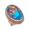 Кольцо из меди с драгоценным камнем Spiny Oyster, размер 6,5, w6s60