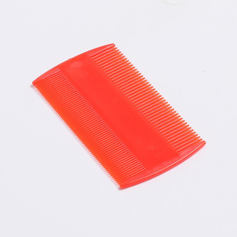 Double-sided Plastic Comb, Household Fine-toothed Louse Comb, Pet Flea Comb, Dandruff Removal and Cleaning Comb