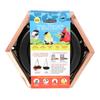 2 In 1 Bird Bath and Feeder Wild Bird Feeding Station Weatherproof Hanging Durable Cedar Tray Garden Backyard Outdoor Wildlife
