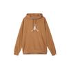 Jordan Essentials Holiday Alphanumeric Logo Print Casual Long-Sleeve Fleece Hoodie Men Hoodie Brown FD7466-281