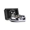Air Jordan 1 Износостойкие Низкие Винтажные Баскетбольные Кроссовки Мужские Темно-Серые 553558-131(Team85-S-BOX-A)
