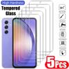 5Pcs Tempered Glass Screen Protector for Samsung Galaxy A54 A13 A53 A52 A12 A22 A33 A32 A51 A52S A73 A72 A71 A55 A14 S10E S20FE