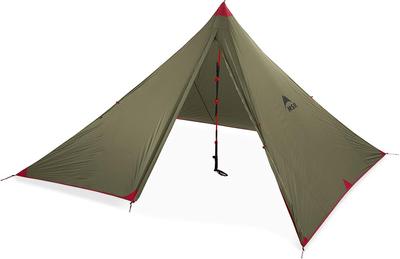 MSR Outdoor Camping Monopole Shelter Front Range Green для 4 человек, японский 37044 [Подлинный продукт]