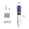 Magic Blue Light Mole and Spot Removal Pen - Portable, Rechargeable, 9-Level LCD Display