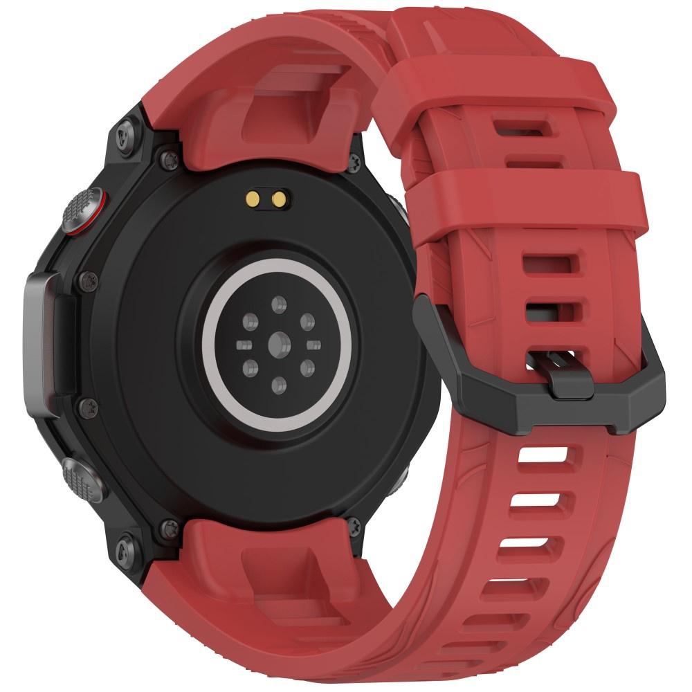 Silicone Strap for Amazfit T-Rex 3, Red