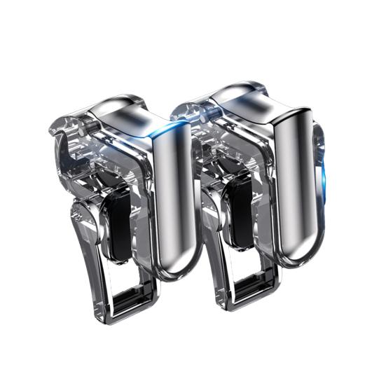 2Pcs GT01 Trigger Buttons Mini Multifunctional Metal Game Trigger Controller Fire Buttons for Smart Phones