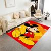Mickey Mouse Starry Night Area Rug Design for Hallway Dining Room Bedrooms Game Room Antislip Carpet Decorate Offices Gift for Festivals