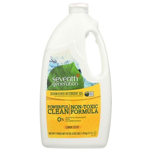 Seventh Generation Automatic Dishwasher Gel, Lemon 42 OZ(case of 6) (Pack of 1)