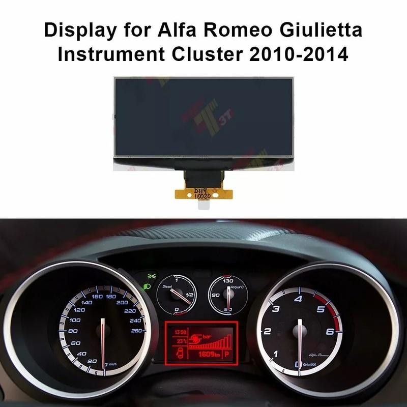 Dashboard LCD Display for Abarth, Alfa Romeo, Citroën, Fiat, Lancia, Peugeot, RAM Dashboard