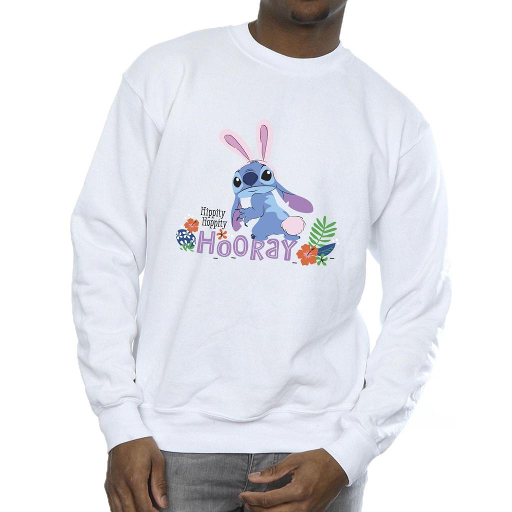 Disney Mens Lilo & Stitch Hippity Hop Stitch Sweatshirt