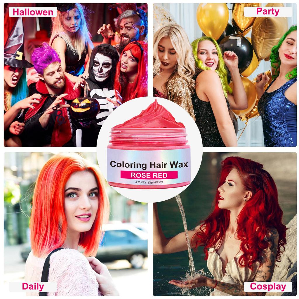 Цветная грязь для волос, одноразовый крем для волос, 9 цветов, воск для волос, временные стереотипы о окрашивании волос, изменчивый холодный цвет волос.