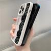 Креативный чехол для телефона с дизайном из черного кружева для iPhone 16 17 Pro Max 15 Pro 14 Plus 13 12 11 7 8 Plus SE 2022 Ударопрочный чехол