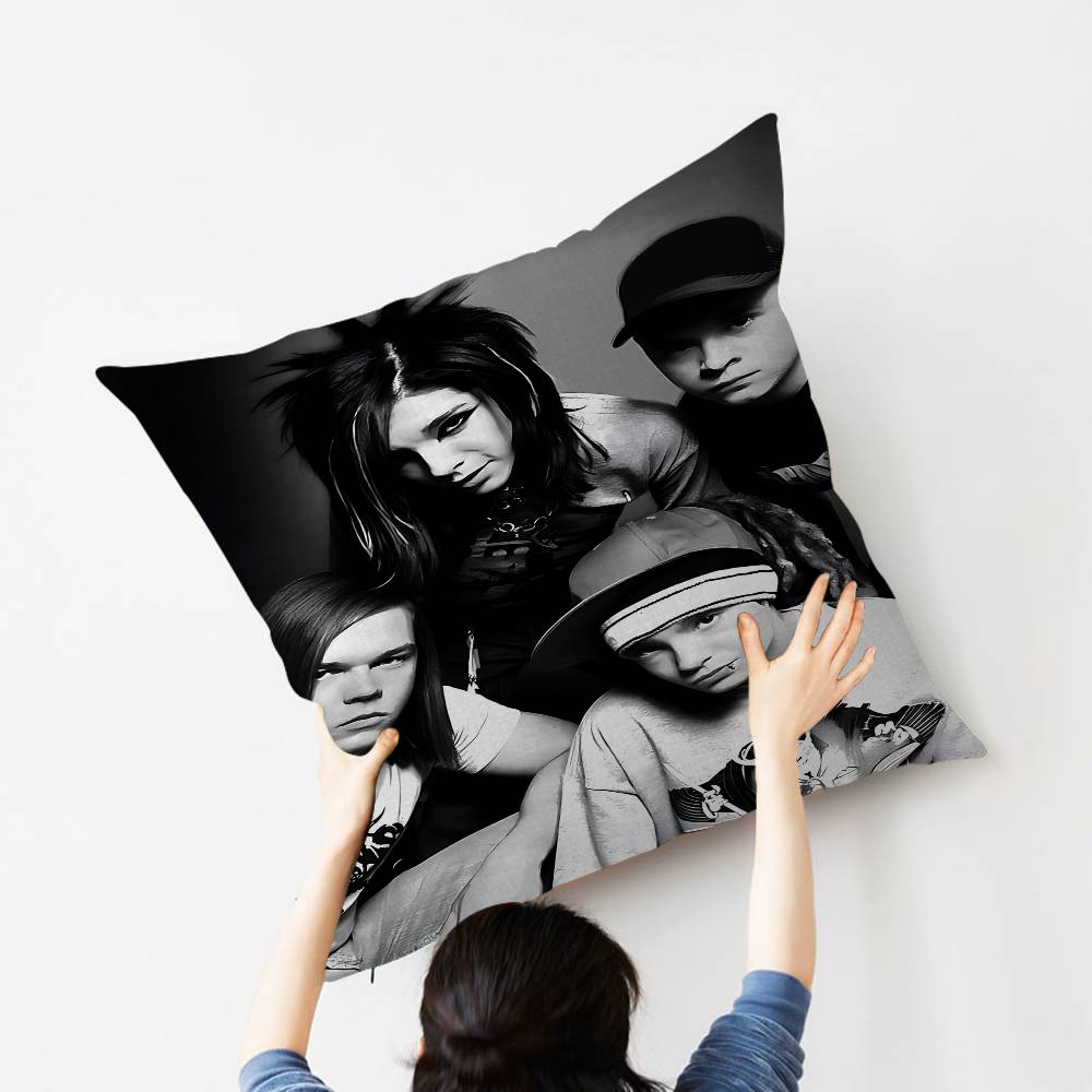 Билл Каулитц Том Tokio Hotel Классический Счастливый Дракон Наволочка Чехол для Подушки на Диван Украшение для Комнаты Подарок для Детей