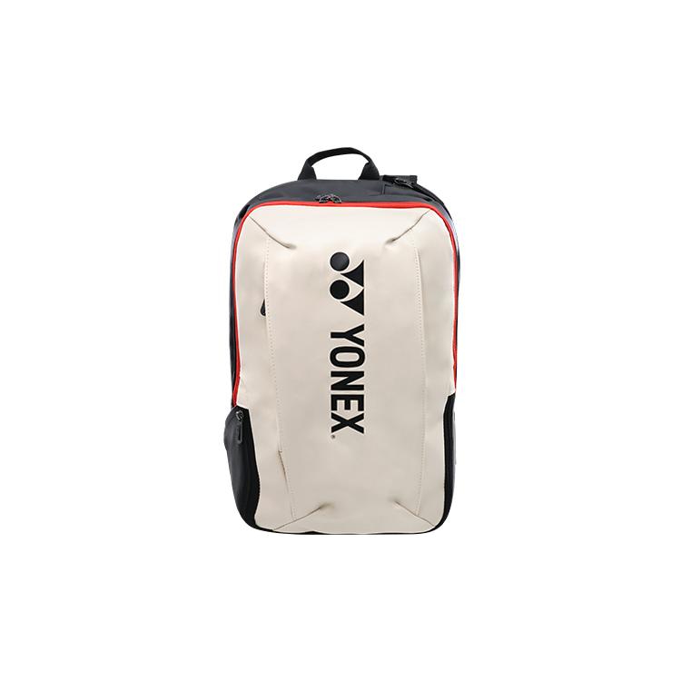 YONEX Fabric+Artificial Leather Backpack Regular Unisex Light Purple/Beige Black/Black Lime Green/Blue Gray/White Green BA82412CR