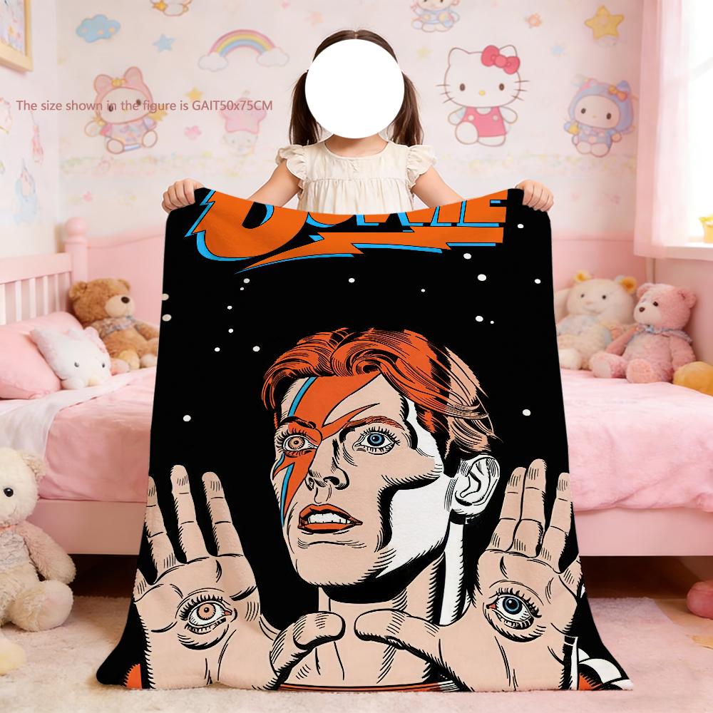 Пледы для танцев Singer B-Bowie D-David, мягкие пледы для пикника, кровати, дивана, домашней спальни, уютные, теплые, комфортные