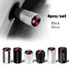 vhcp9 4pcs Car Metal Wheel Tire Valve Cover Stem Caps Accessories For Mitsubishi Lancer 9 Asx 1200 Eclipse Pajero Outlander