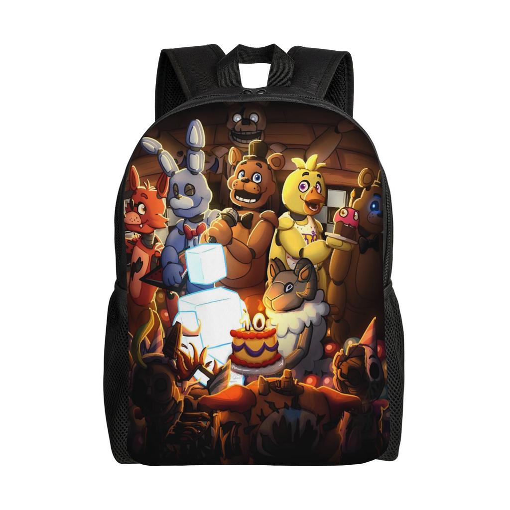 Рюкзак для хоррор-игры FNAF Рюкзаки в уличном стиле Женские сумки для стритвира Школьные рюкзаки На заказ Большой рюкзак