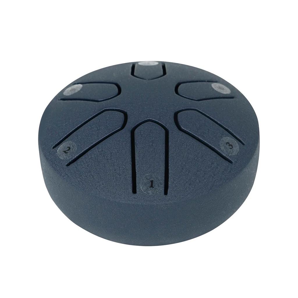 3 Inch 6-Tone Steel Tongue Drum Mini Hand Pan Drums with Drumsticks Percussion Musical Instruments Drum Accessories