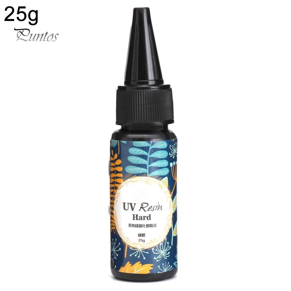 Puntos 10/15/25/60/100/200 г УФ-смола твердый клей ультрафиолетовый прозрачный светодиодный DIY инструменты