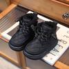 Autumn Winter Kids Boots Warm Plush Boys Toddler Girls Boots Fashion Clith Children Casual Shoe