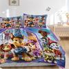 3Pcs Paw Patrol Heroes Bedding Sets For All Sizes New 3D Printed Bed Cover Comforter Duvet Cover Pillowcase Bedroom Decoration