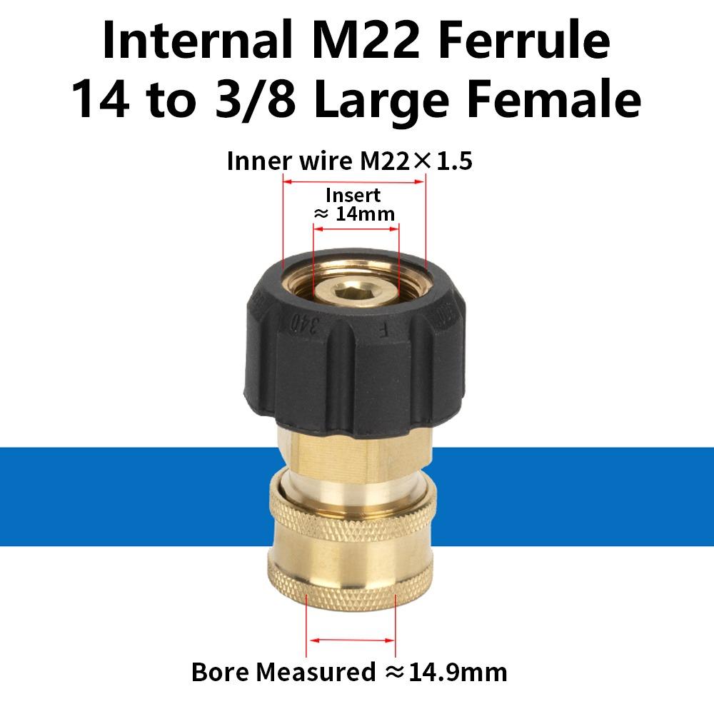 1Pcs Couplers Swivel Pressure Washer Adapter Wash Torch Hose Connector  Home Garden Accessory