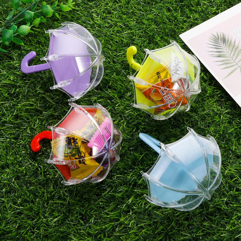 Plastic Cookies Bag Wedding Supplies Gift Box Umbrella Candy Box Sugar Jar Storage Box