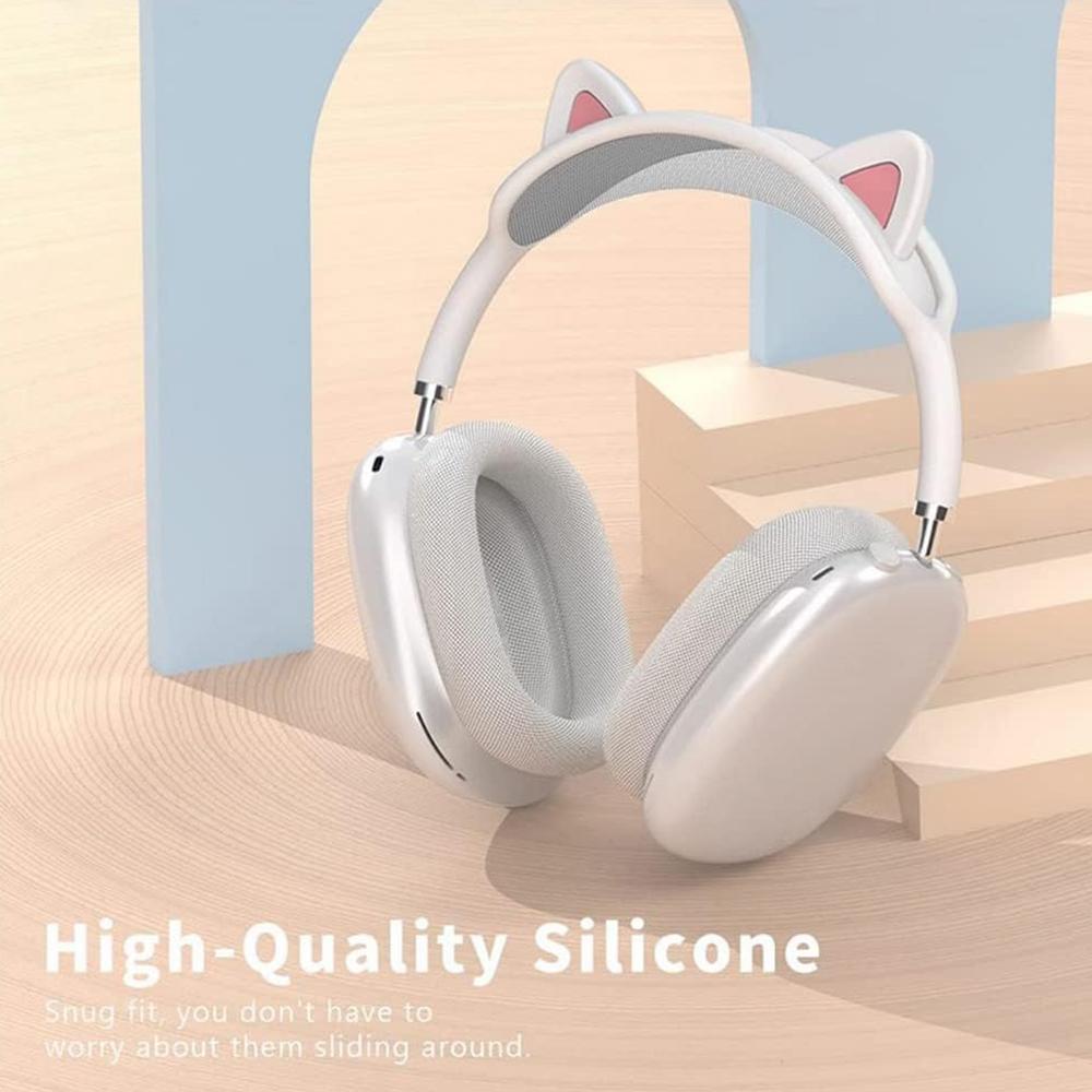 1× Защитный чехол в форме кошачьих ушек для Apple AirPods Max