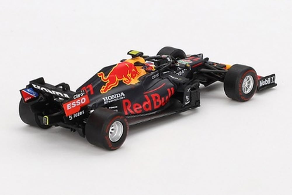 MINI GT Red Bull RB16B 2021 Победитель Гран-при Азербайджана Серхио Перес Готовая модель 1/64 #11 MGT00836-BL