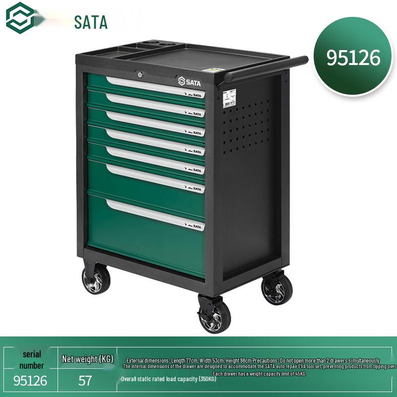 SATA 249-Piece Mobile Tool Cabinet Set