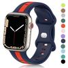 Петлевой ремешок для Apple Watch band Ultra 2 49мм 44мм 45мм 41мм 40мм 42мм 38мм Силиконовый спортивный браслет iWatch серия 8 7 se 6 5 4 3 2