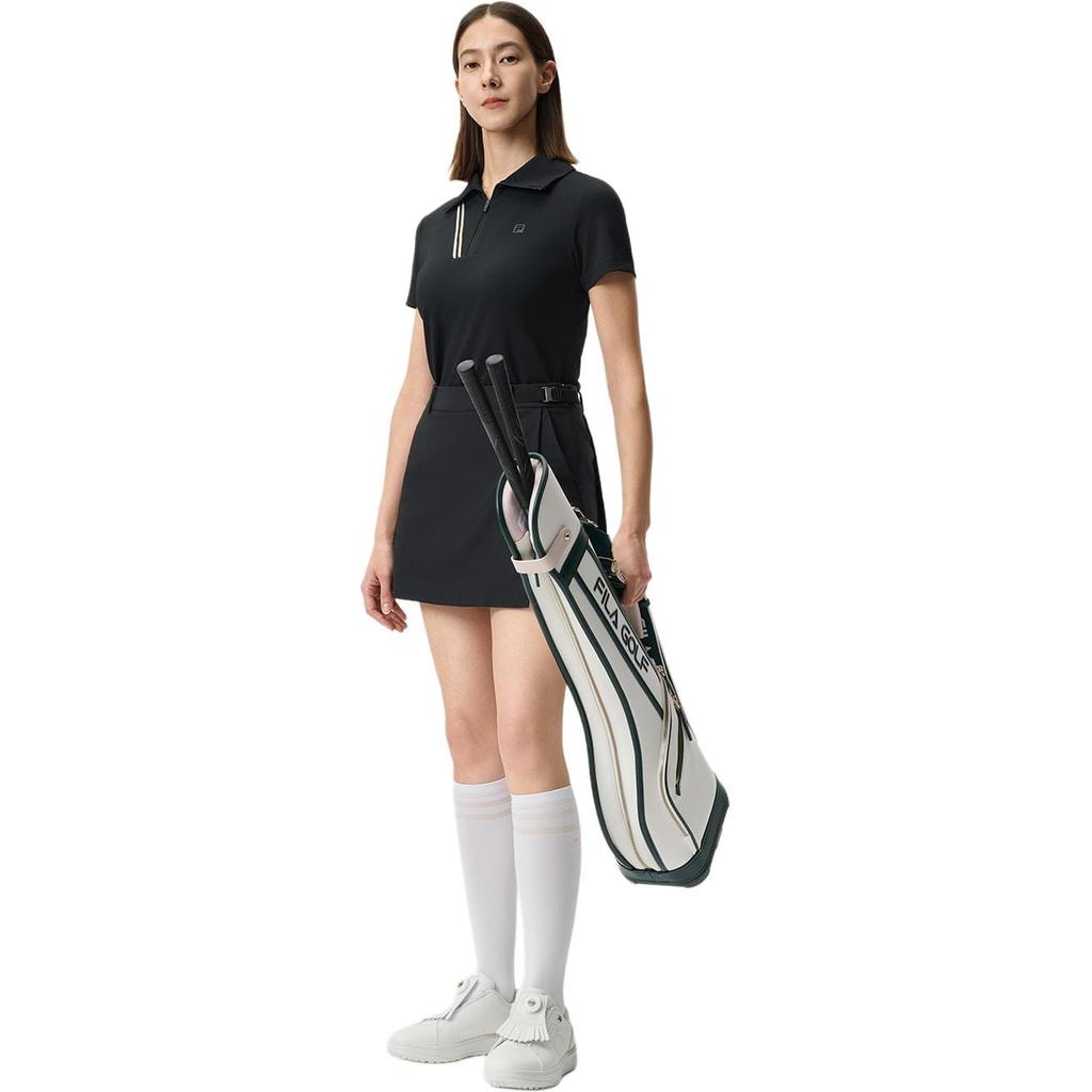 Fila AthleticsGolf Поло SS25 Женское Pitch Black BK A11W525143F-BK