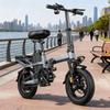 14-inch 400W foldable E-Bike aluminum alloy adult multi-purpose shock-absorbing bicycle 48V-30AH lithium battery electric bicycl