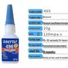 495 Прозрачный мгновенный клей для металла и 406/460 Быстроотверждающийся клей для пластика