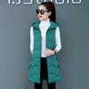 Warm Winter Women Long Vests Hooded Sleeveless Lady Brief Outwear Vest Blouse Coat Sweatshirt