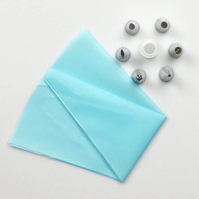 8 шт./компл. инструменты для украшения торта, 6 насадок из нержавеющей стали + силиконовый кондитерский мешок, набор насадок «сделай сам»