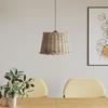 VidaXL Brown Ceiling Lamp Shade Ø40x26 Cm Wicker 364377