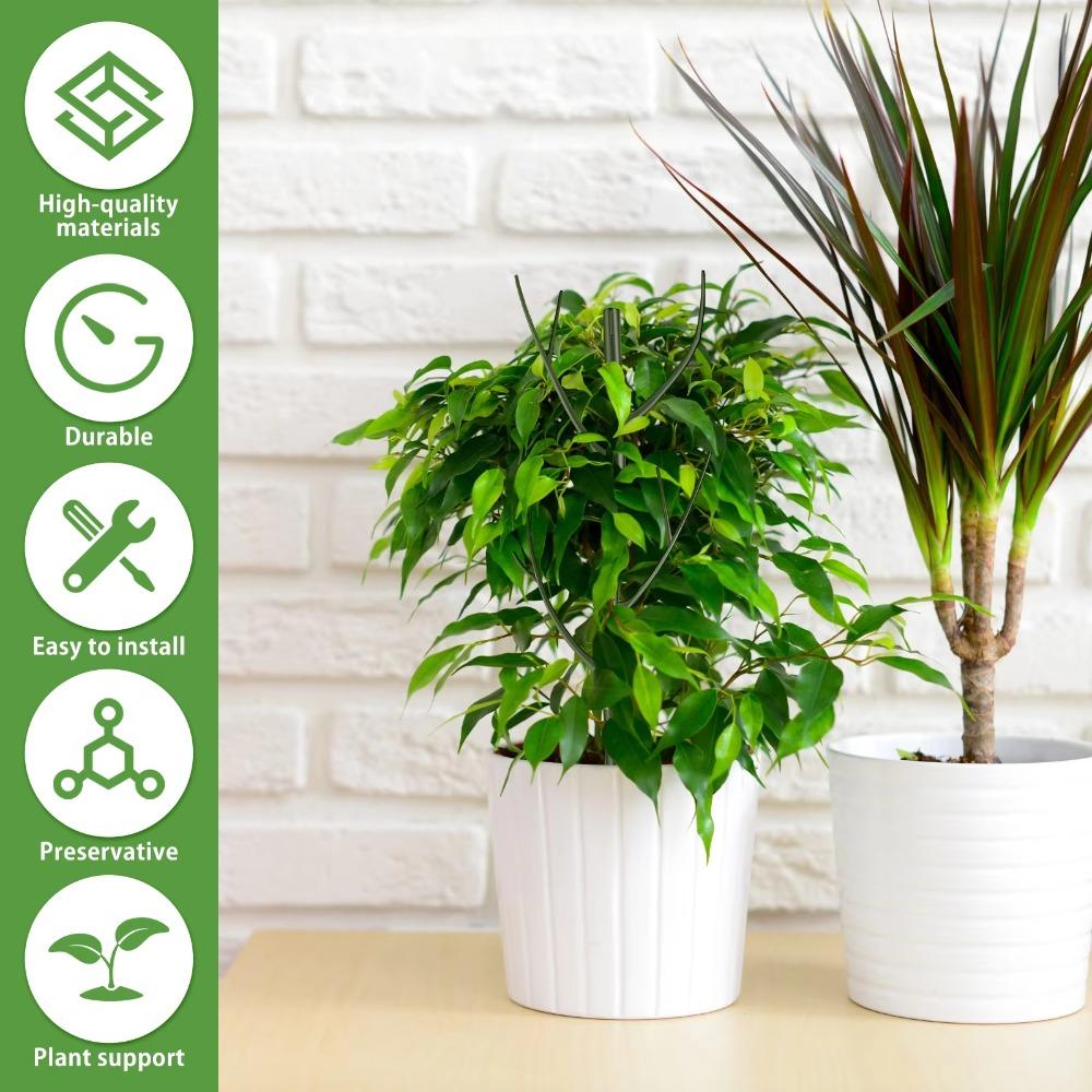 2 шт. противополегающие опоры для растений пластиковые палочки для растений горшечные растения