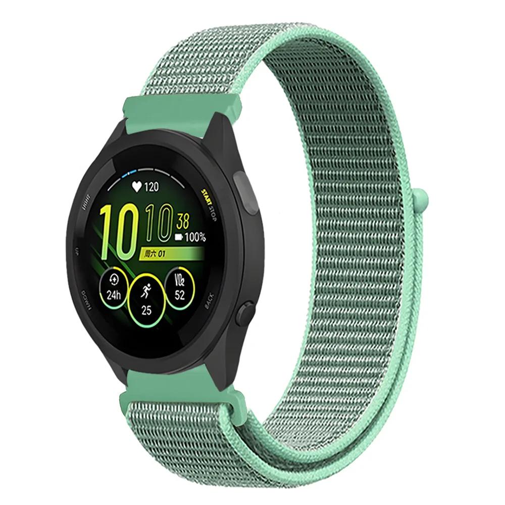 Плетеный нейлоновый ремешок-петля 20 мм 22 мм для Garmin Forerunner 165 55 965 265 255 955 Venu 3 Браслет Garmin Active/Vivoactive 5