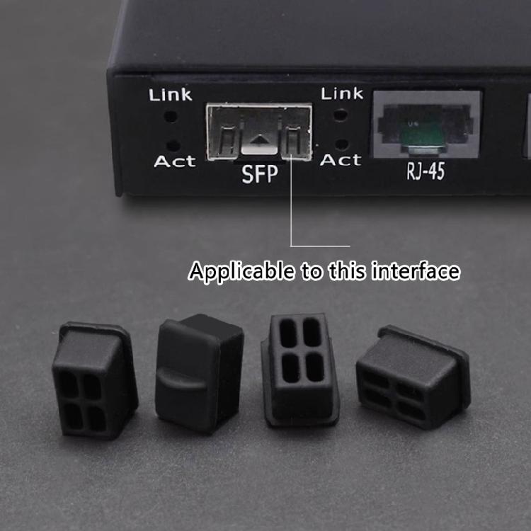 10 шт. Защитная крышка для SFP, крышки для оптоволоконных модулей SFP для поддержания производительности и предотвращения повреждений