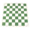 Chess Set Plastic Chess Board Set Desktop Artificial Leisure Game with Leather Checkerboard for Party Camping Relaxing