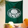 Palmeiras Logo Green Wall Tapestry Patterned Tapestry Decorative Wall Hanging, Home Bedroom Living Room Decor