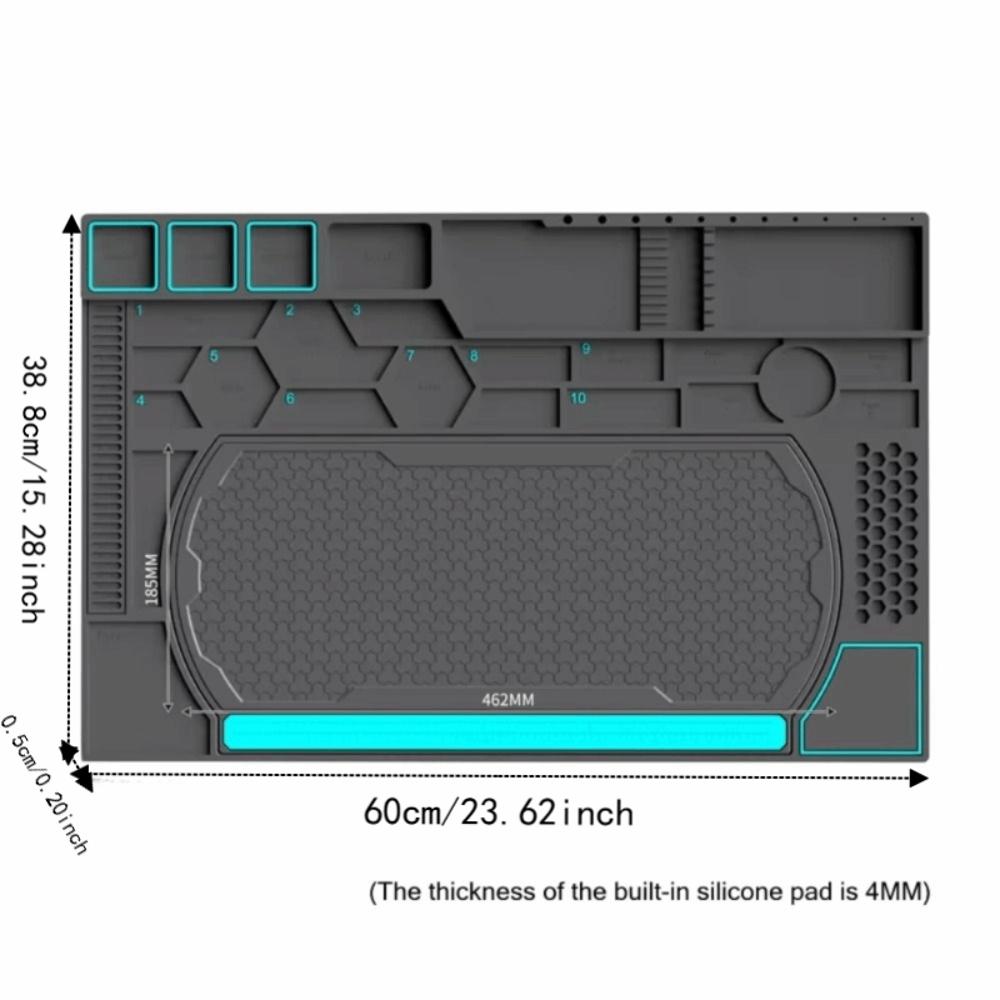 Heat Resistant Soldering Mat Anti-Slip Working Mat Phone Repair Mat Smartphone Disassembly