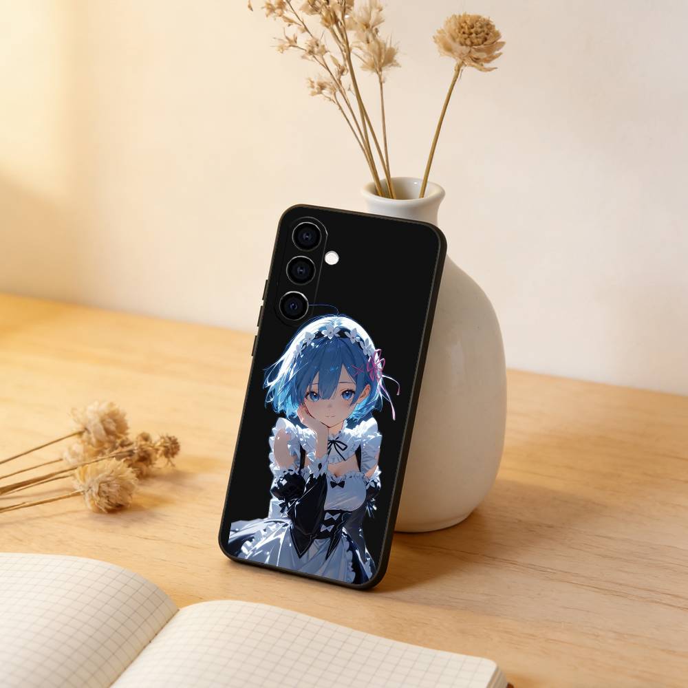 Чехол для телефона Rem R-Re Anime Z-Zero для Samsung Galaxy A73, A72, A71, A70, A53, A52, A51, Мягкий силиконовый черный чехол