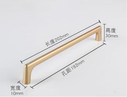 Creative New Art Deco Carbon Steel Cabinet Handles Decor Pull Cupboard Door Handle for Kitchen Cabinets