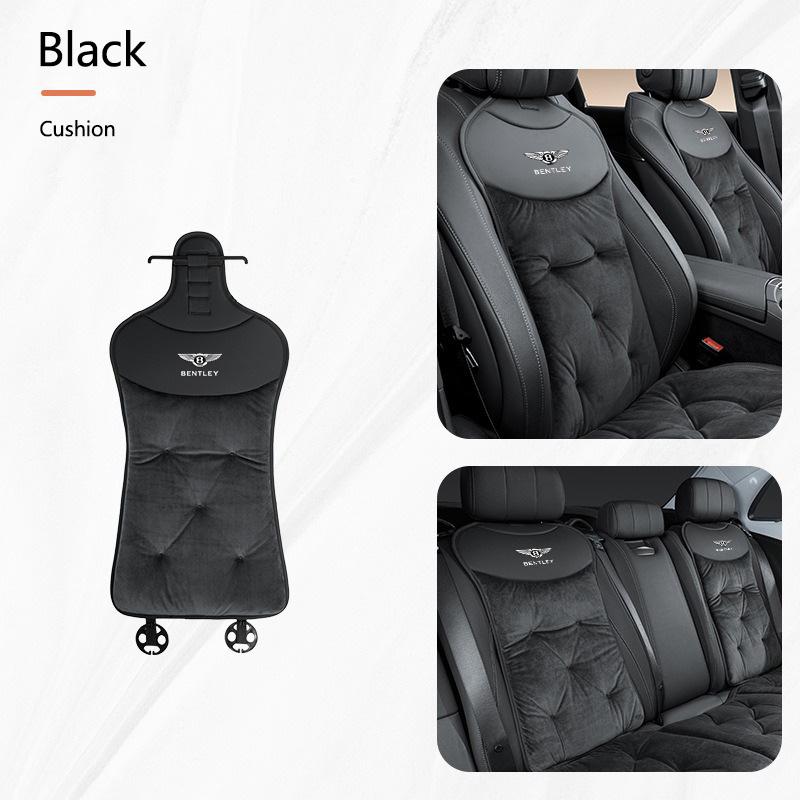 Fashion Car Cushion Plush Seat Cover Backrest Protection Pad For Bentley Flying Hurtling Spur Continental GT Bentayga Mulsanne TH1