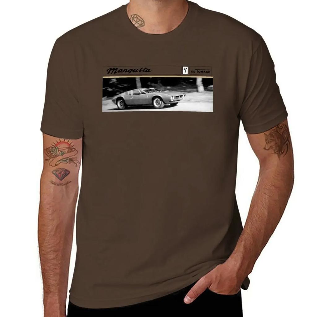 DE TOMASO MANGUSTA T-Shirt quick-drying tops summer clothes designer t shirt men